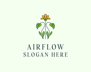 Flower Garden Plant logo design