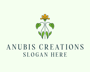 Flower Garden Plant logo design