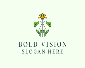 Flower Garden Plant logo design