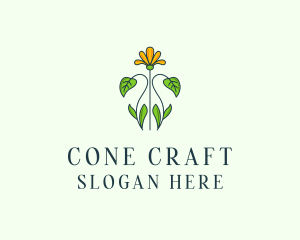 Flower Garden Plant logo design