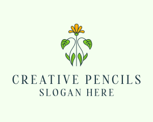 Flower Garden Plant logo design