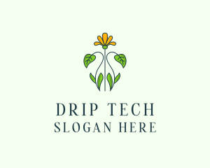 Flower Garden Plant logo design