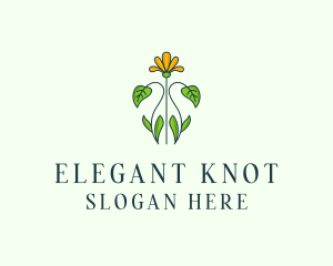 Flower Garden Plant logo design