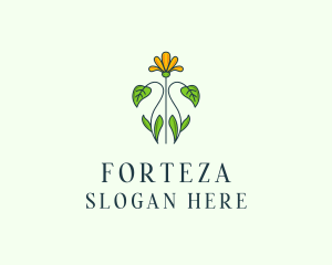 Flower Garden Plant logo design