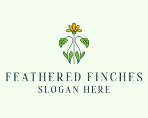 Flower Garden Plant logo design