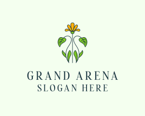 Flower Garden Plant logo design