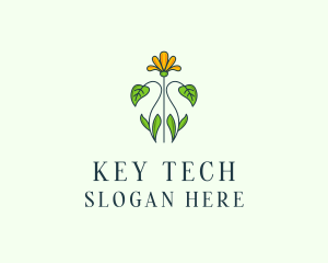 Flower Garden Plant logo design