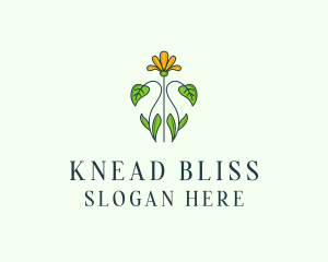 Flower Garden Plant logo design