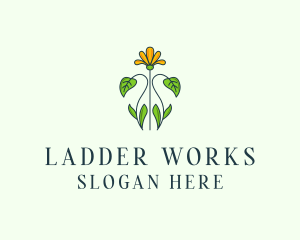 Flower Garden Plant logo design