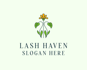 Flower Garden Plant logo design