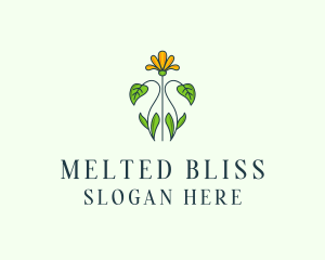 Flower Garden Plant logo design