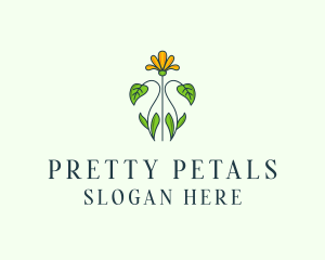 Flower Garden Plant logo design