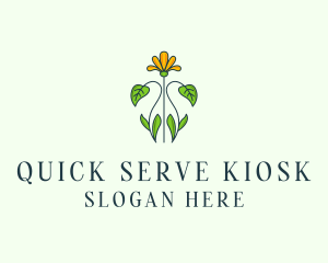 Flower Garden Plant logo design