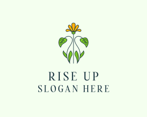 Flower Garden Plant logo design