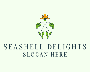 Flower Garden Plant logo design