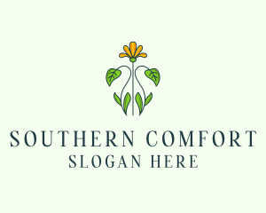 Flower Garden Plant logo design