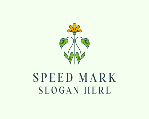 Flower Garden Plant logo design