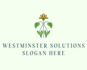 Flower Garden Plant logo design