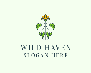 Flower Garden Bloom logo design