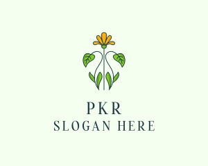 Flower Garden Plant logo design