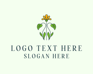 Bio - Flower Garden Bloom logo design