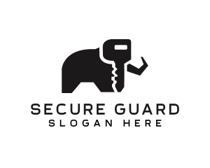 Security - Elephant Key Security logo design