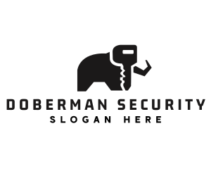 Elephant Key Security logo design