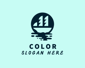 Ocean Water Galleon  Logo