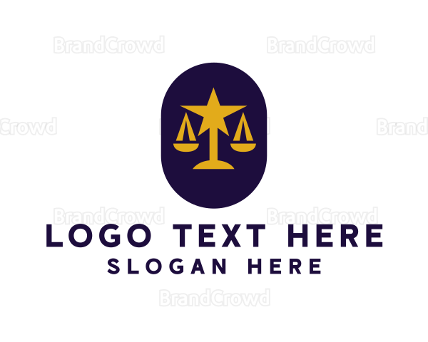 Legal Scales Star Logo