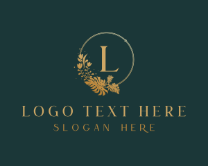 Beauty - Floral Wreath Beauty logo design