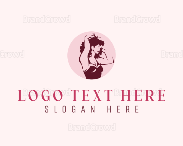 Retro Woman Beauty Logo