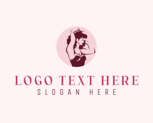 Fashion - Retro Woman Beauty logo design