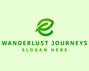Ea - Leaf Environment Letter E logo design