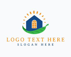 Vegan - Natural Leaf Home logo design