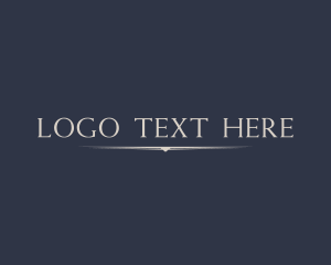 Serif - Professional Executive Business logo design