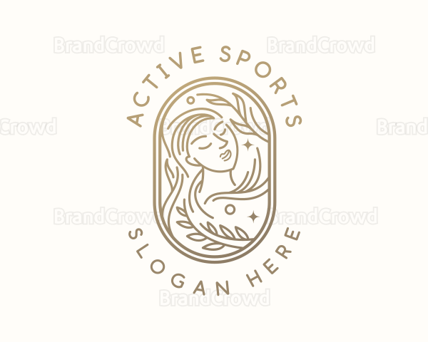 Golden Wellness Woman Logo
