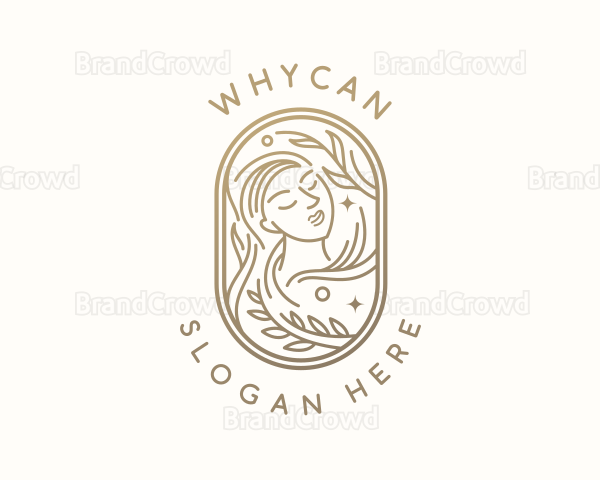 Golden Wellness Woman Logo