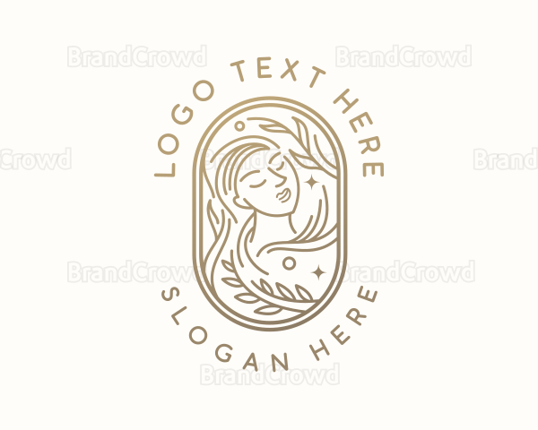 Golden Wellness Woman Logo