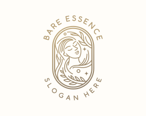 Golden Wellness Woman logo design