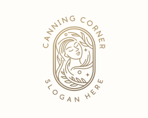 Golden Wellness Woman logo design