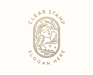 Golden Wellness Woman logo design