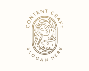 Golden Wellness Woman logo design