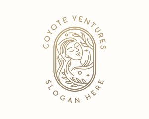 Golden Wellness Woman logo design