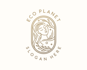 Golden Wellness Woman logo design