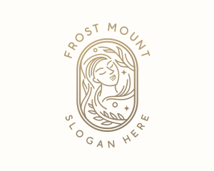 Golden Wellness Woman logo design