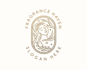 Golden Wellness Woman logo design