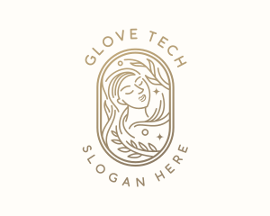 Golden Wellness Woman logo design