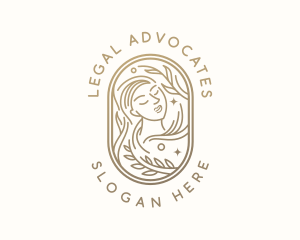 Golden Wellness Woman logo design