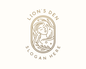 Golden Wellness Woman logo design