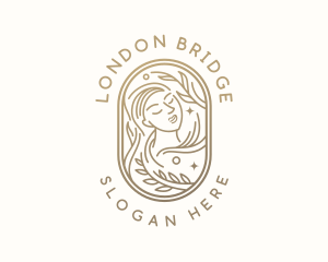 Golden Wellness Woman logo design